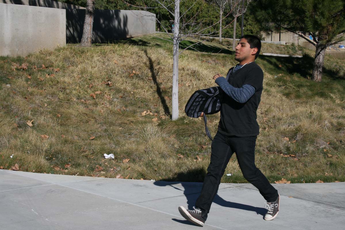 Students on campus