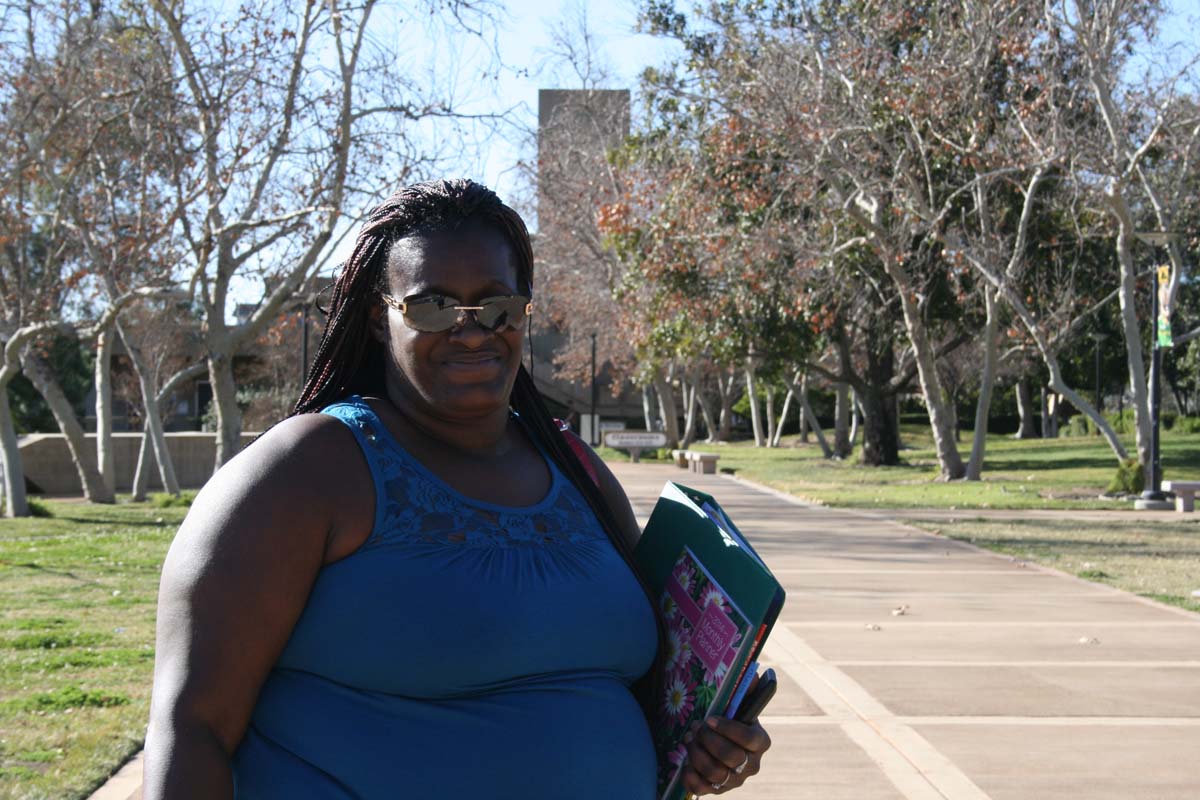 Students on campus