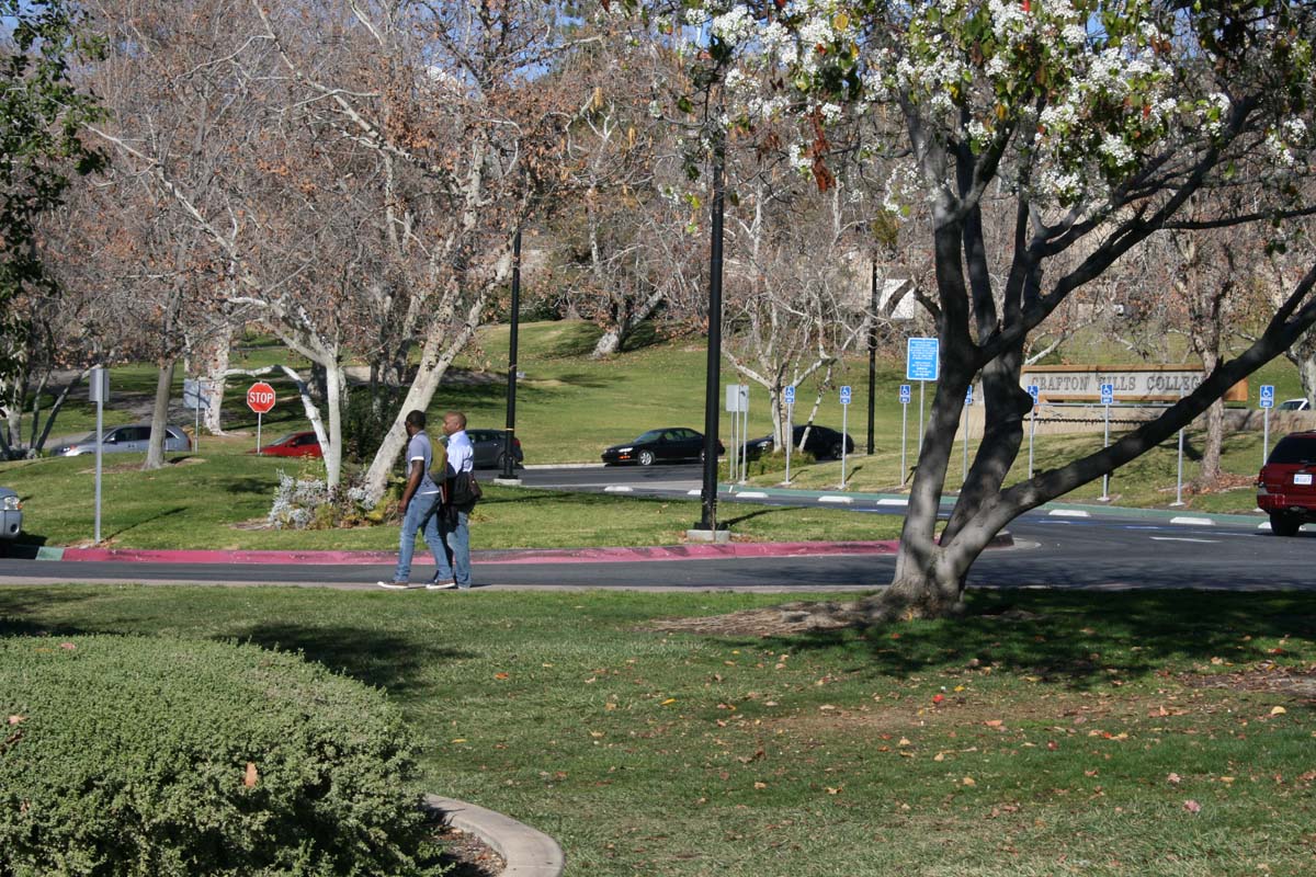 Students on campus