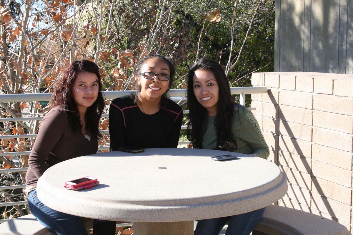 Students on campus