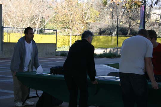 Students on campus