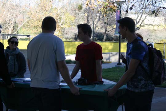 Students on campus