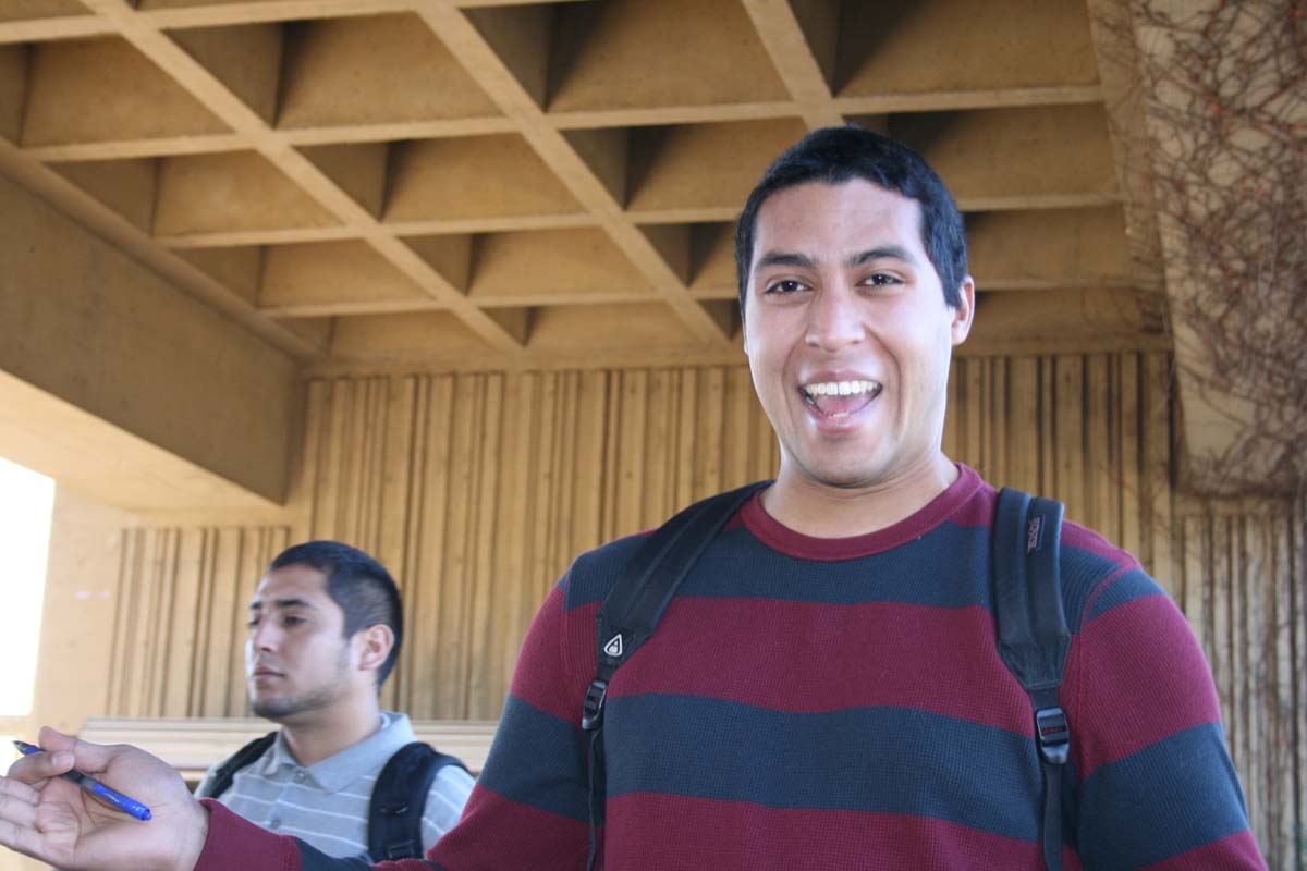 Students on campus