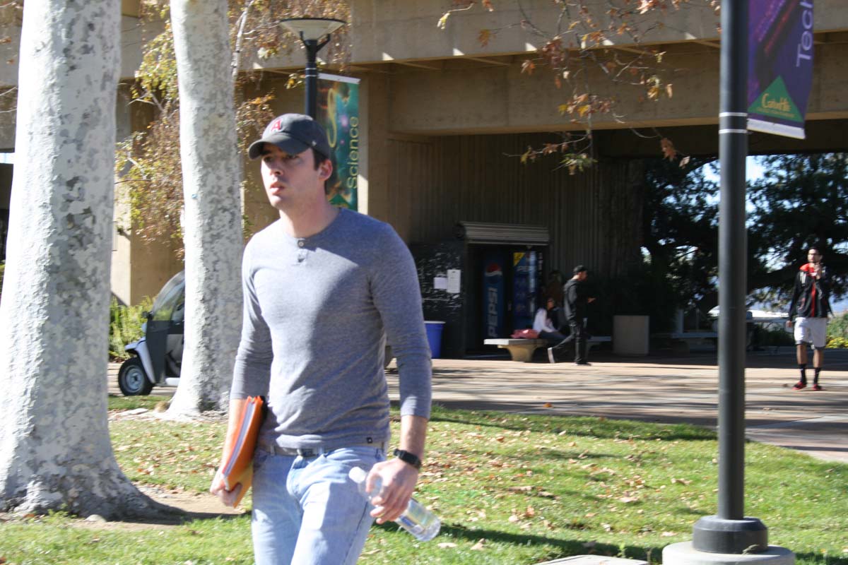 Students on campus