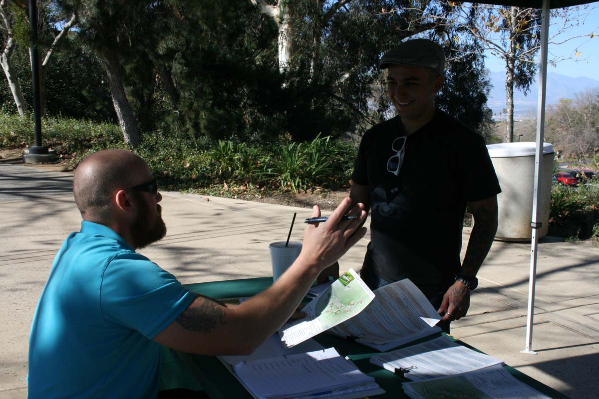 Students on campus