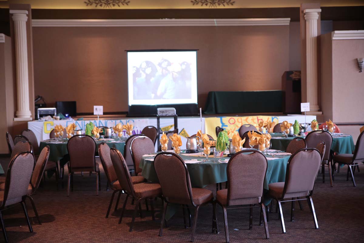People enjoying the Foundation Gala