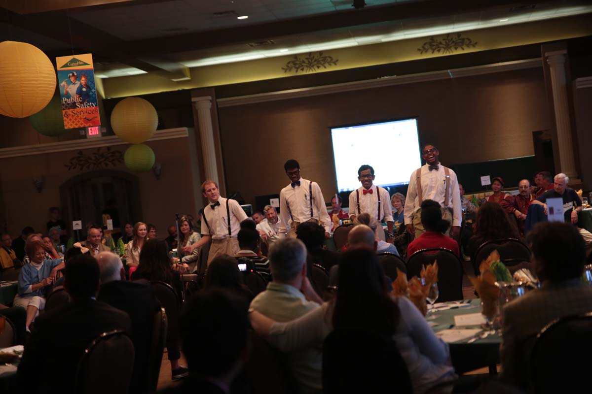 People enjoying the Foundation Gala