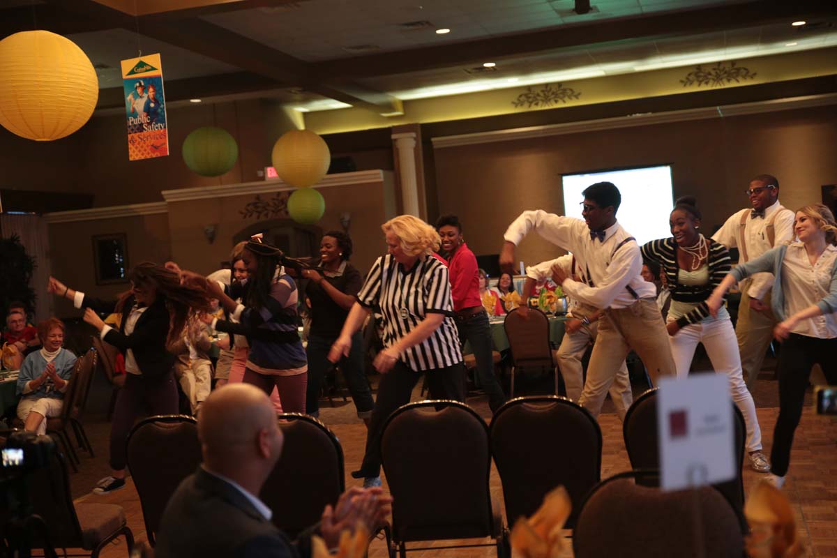 People enjoying the Foundation Gala