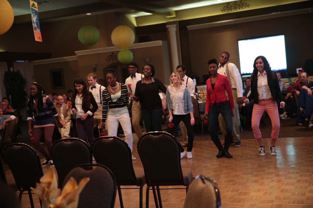 People enjoying the Foundation Gala