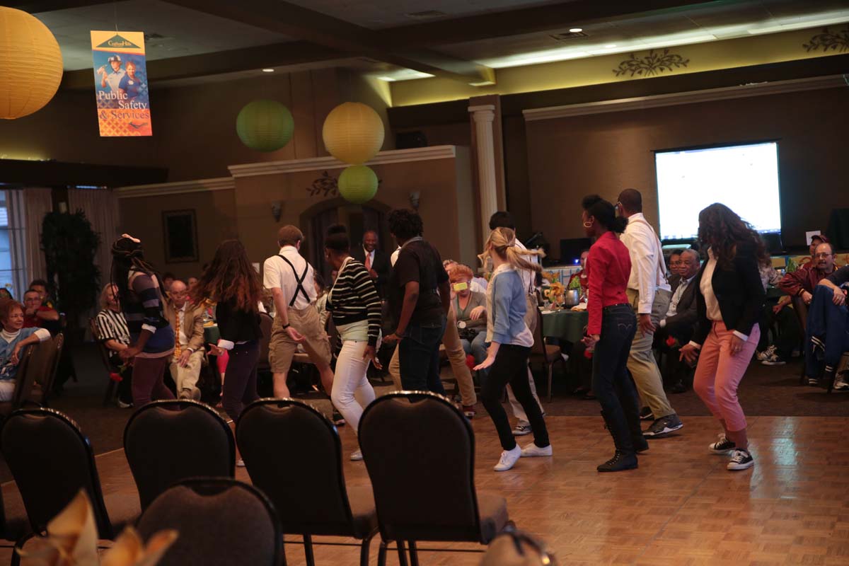 People enjoying the Foundation Gala