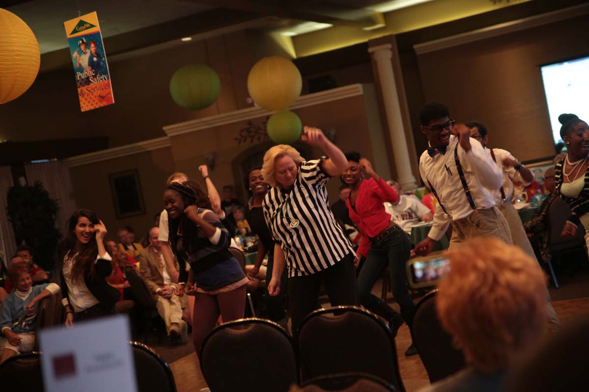People enjoying the Foundation Gala