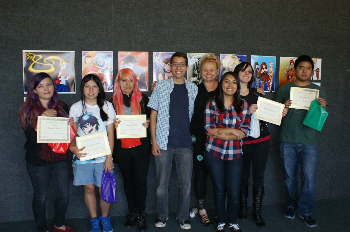 People at the Manga Mania event