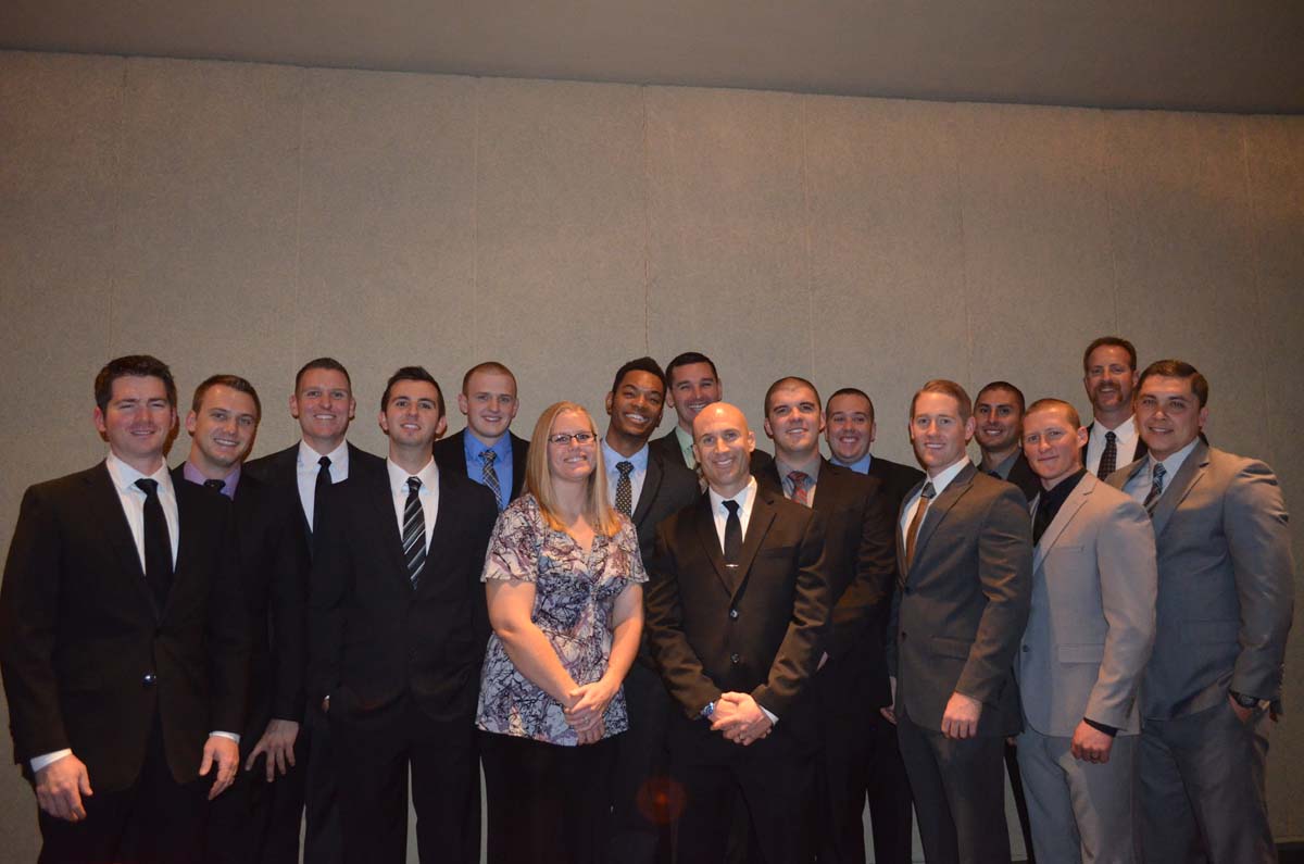 People at the Paramedic Graduation