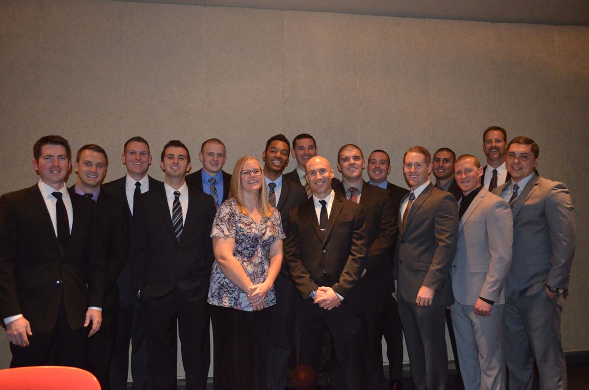People at the Paramedic Graduation