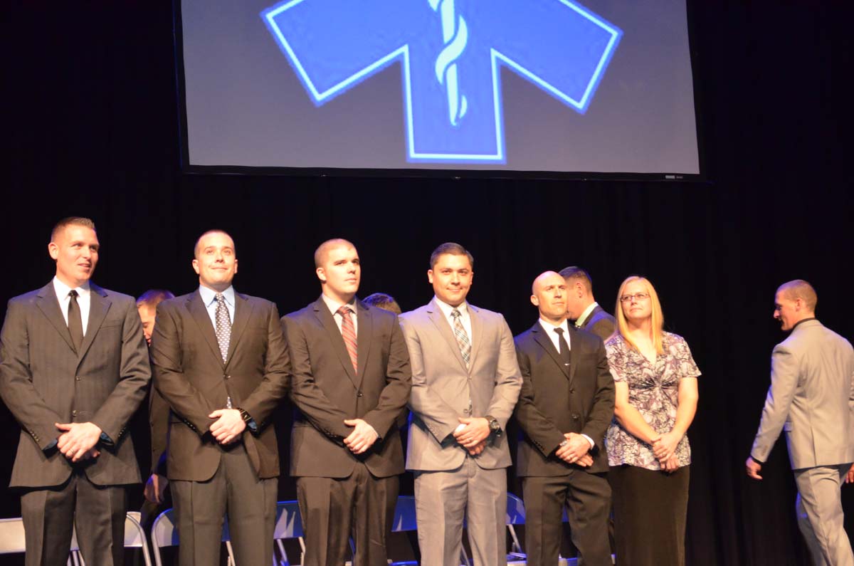 People at the Paramedic Graduation