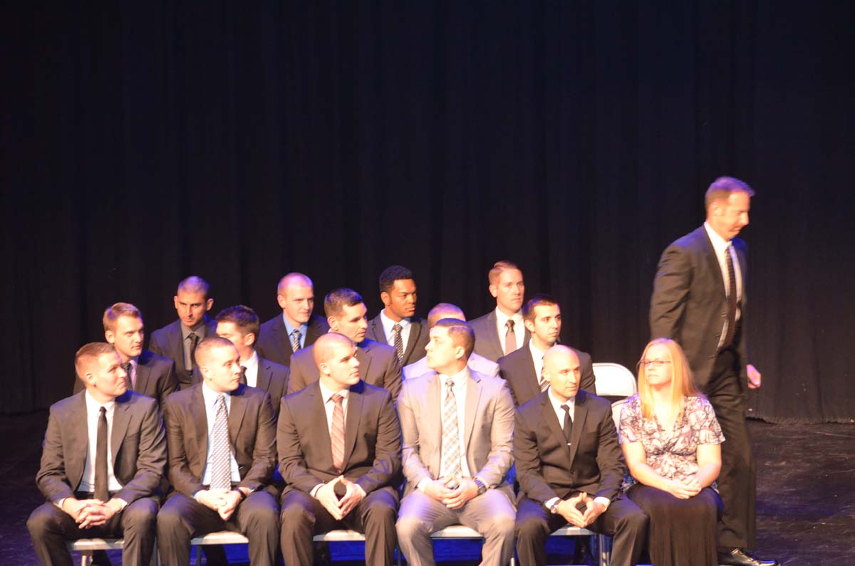 People at the Paramedic Graduation