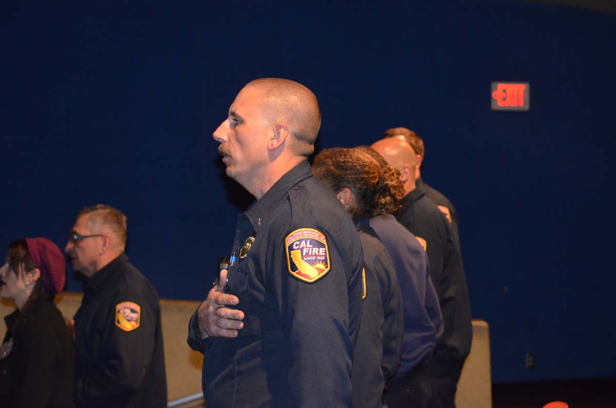 People at the Paramedic Graduation