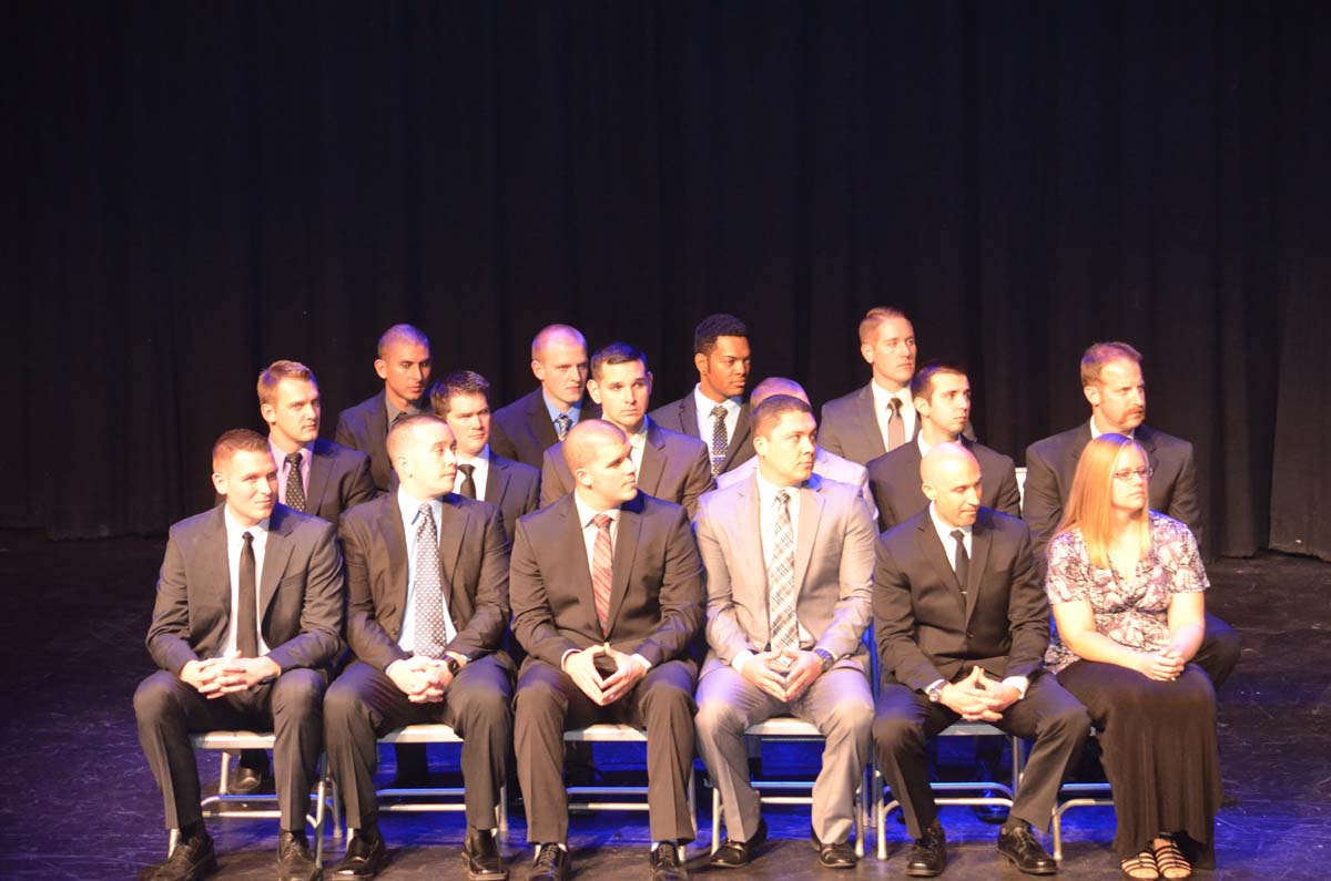 People at the Paramedic Graduation