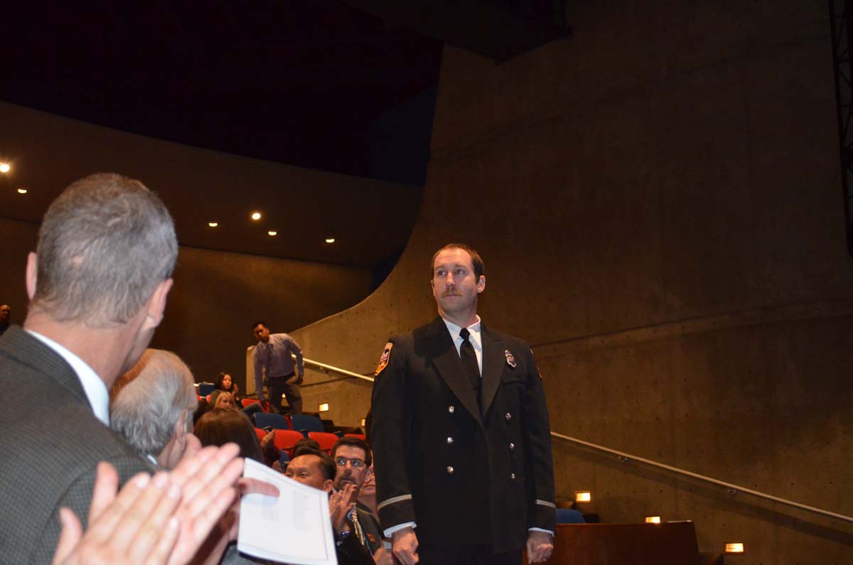 People at the Paramedic Graduation