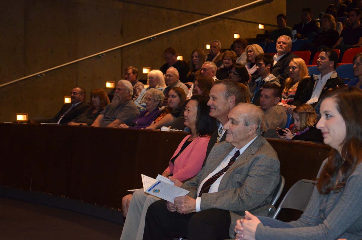 People at the Paramedic Graduation