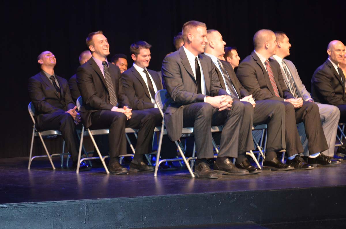 People at the Paramedic Graduation