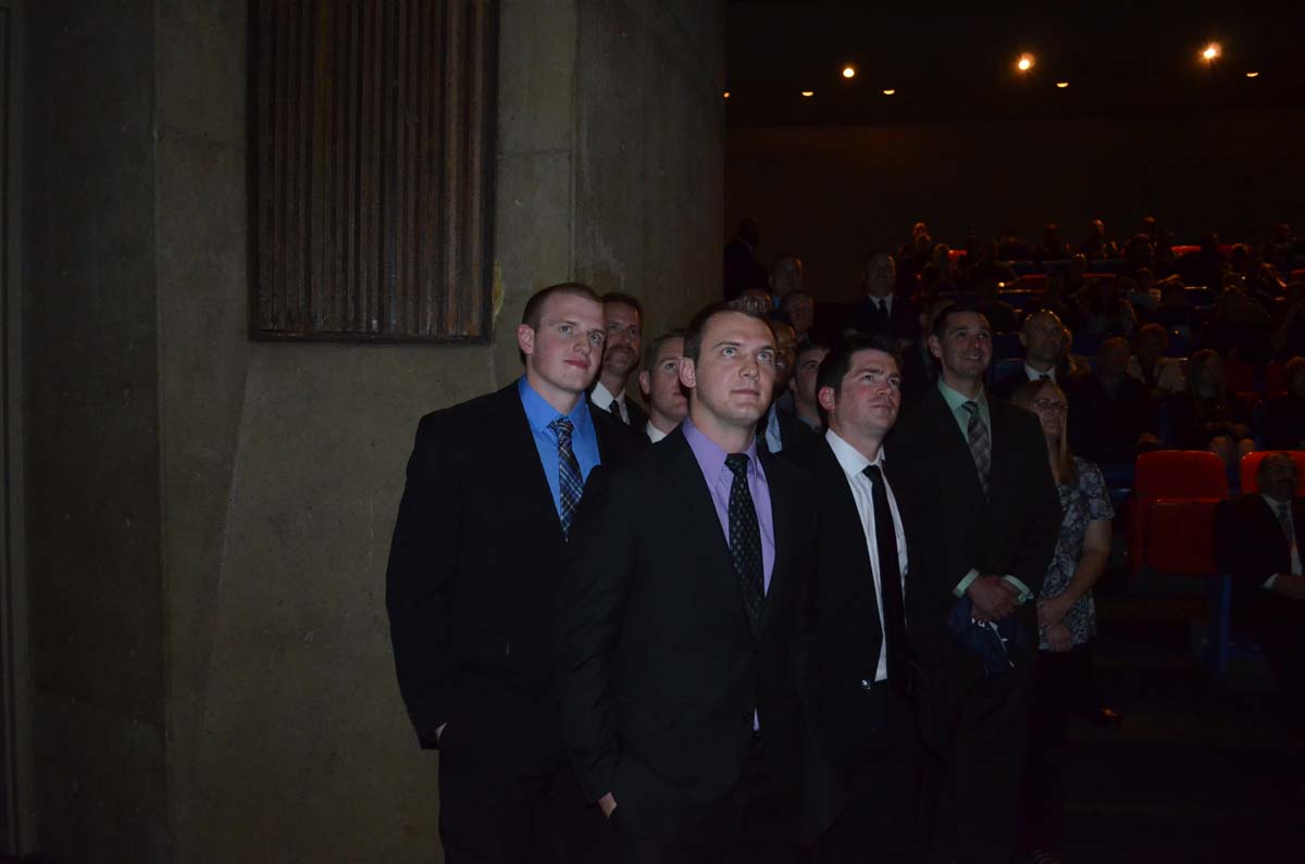 People at the Paramedic Graduation