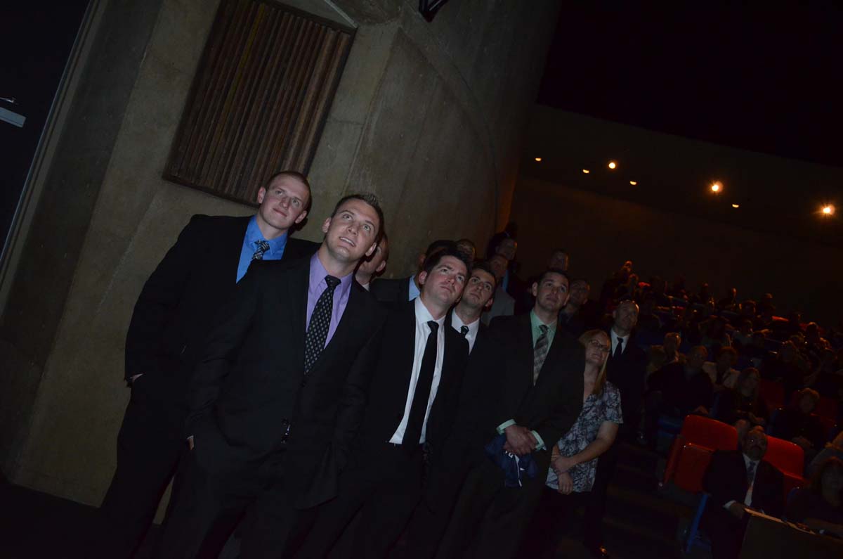 People at the Paramedic Graduation
