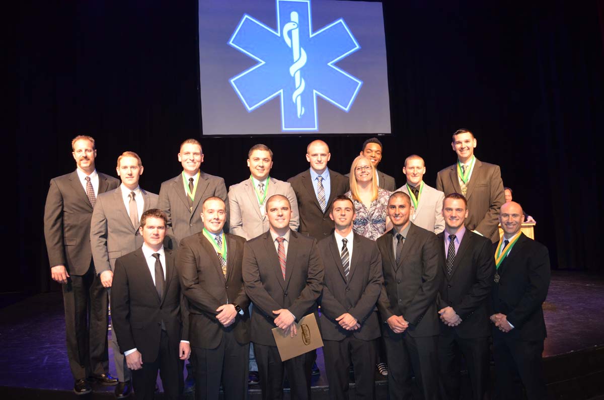 People at the Paramedic Graduation