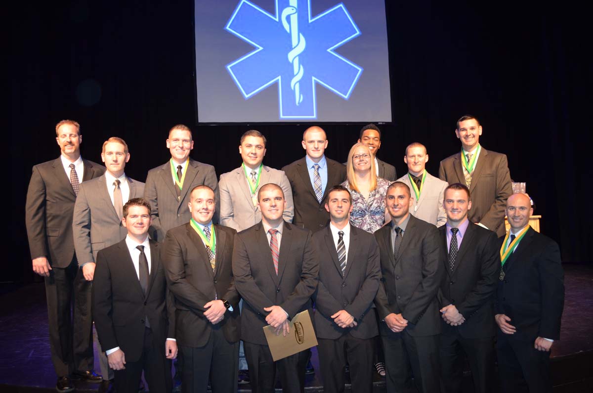 People at the Paramedic Graduation