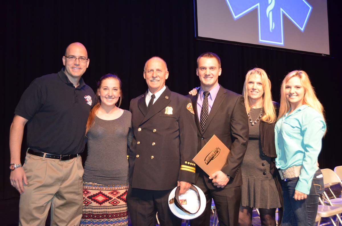 People at the Paramedic Graduation