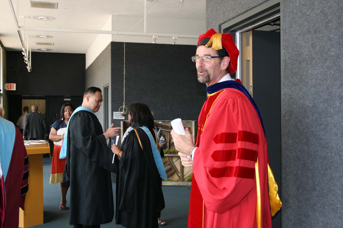People enjoying the Scholars Convocation