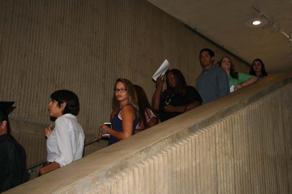 People enjoying the Scholars Convocation