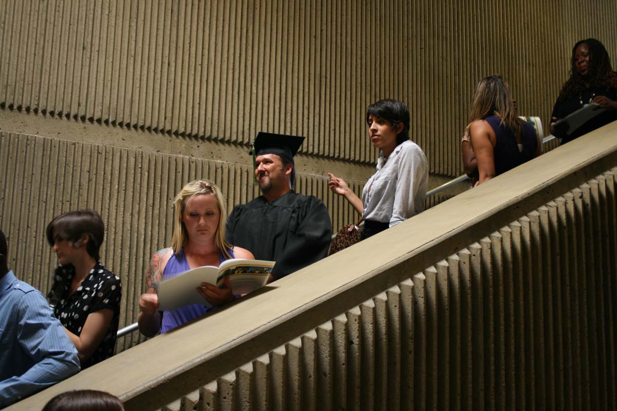 People enjoying the Scholars Convocation
