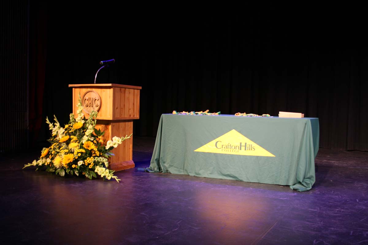 People enjoying the Scholars Convocation