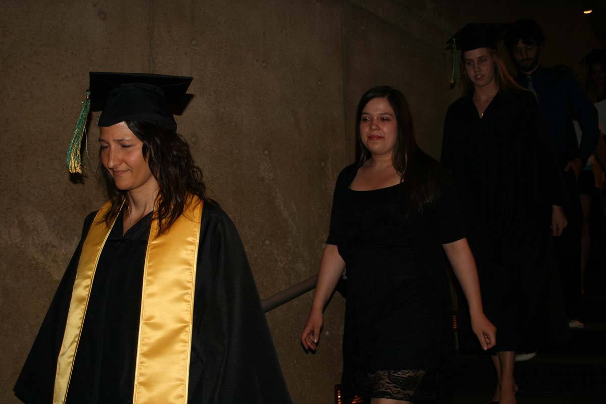 People enjoying the Scholars Convocation