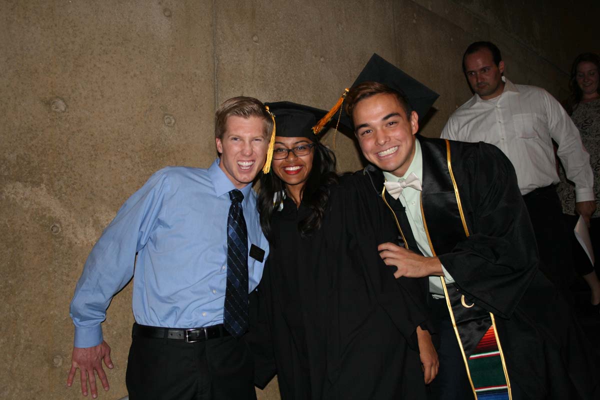 People enjoying the Scholars Convocation