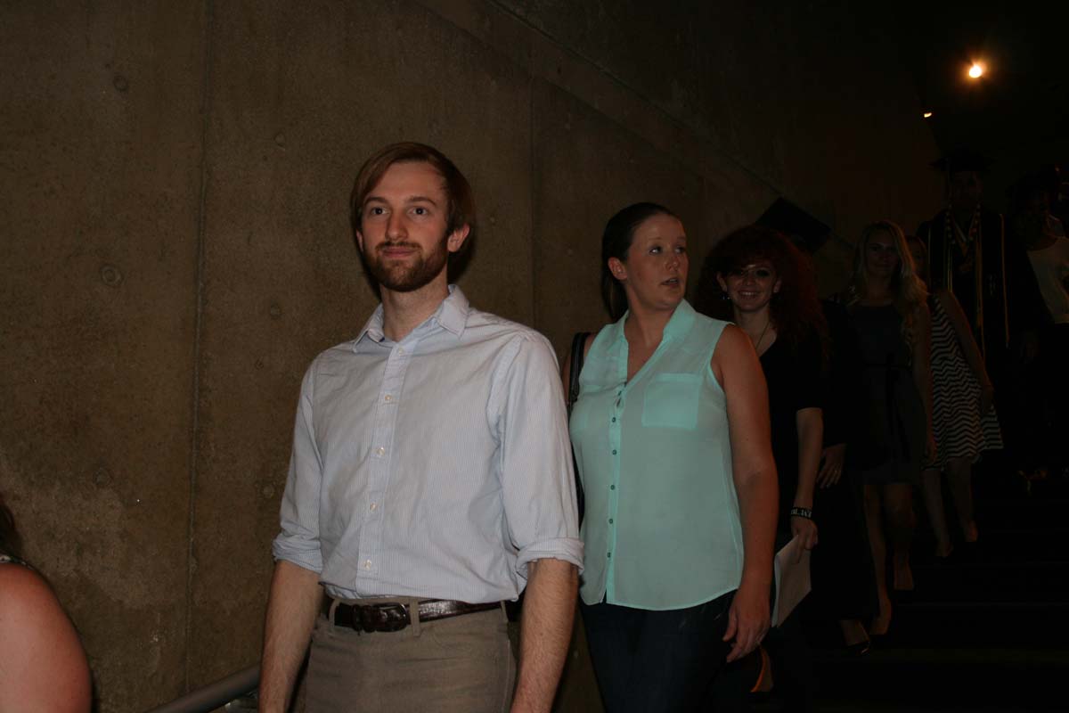 People enjoying the Scholars Convocation