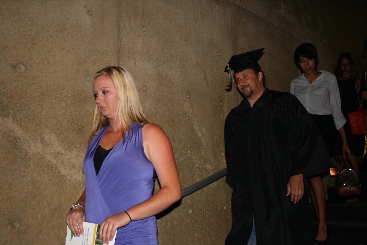 People enjoying the Scholars Convocation
