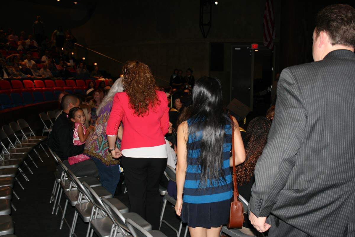 People enjoying the Scholars Convocation