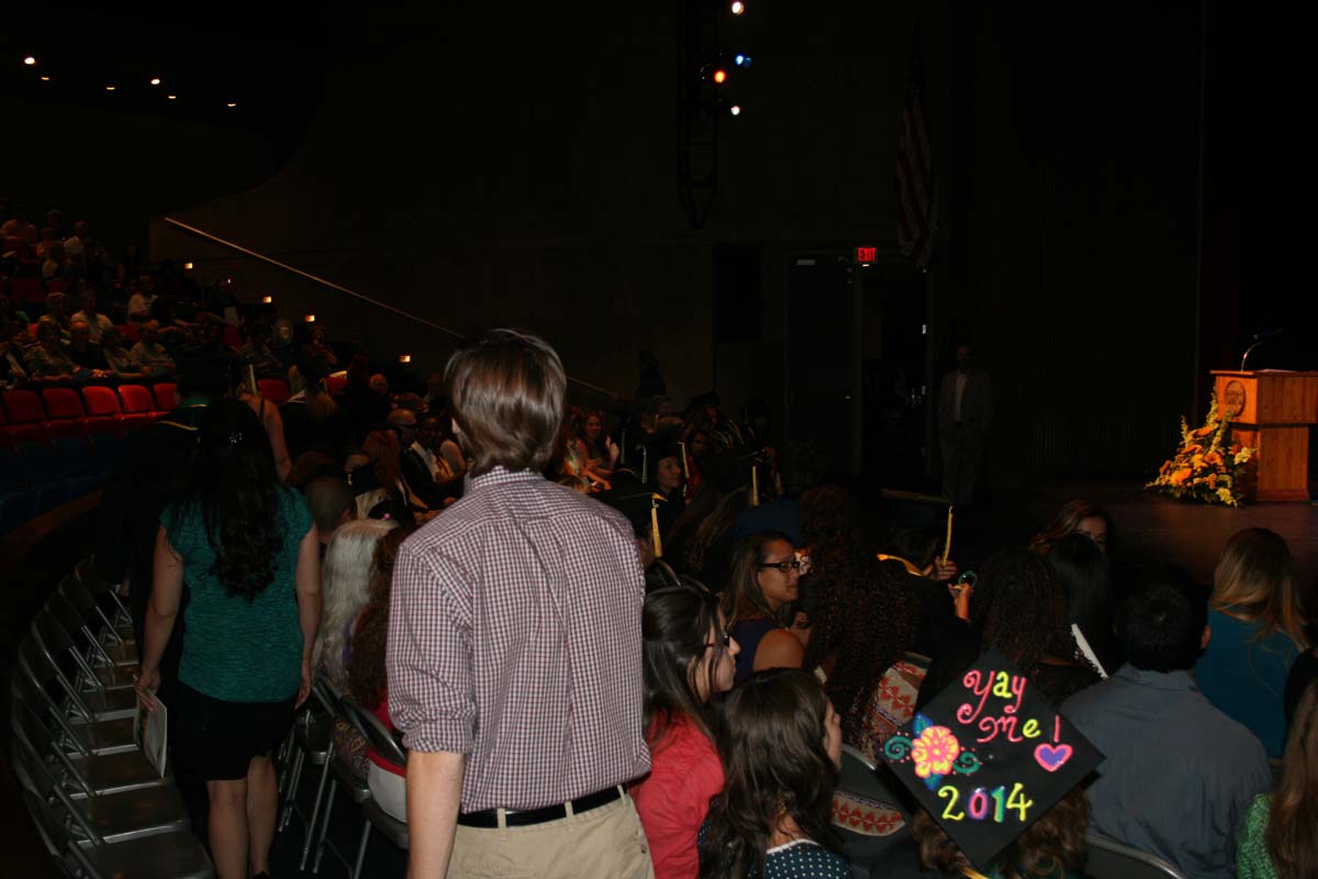 People enjoying the Scholars Convocation