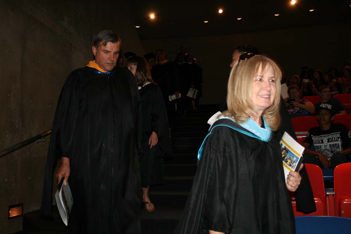 People enjoying the Scholars Convocation