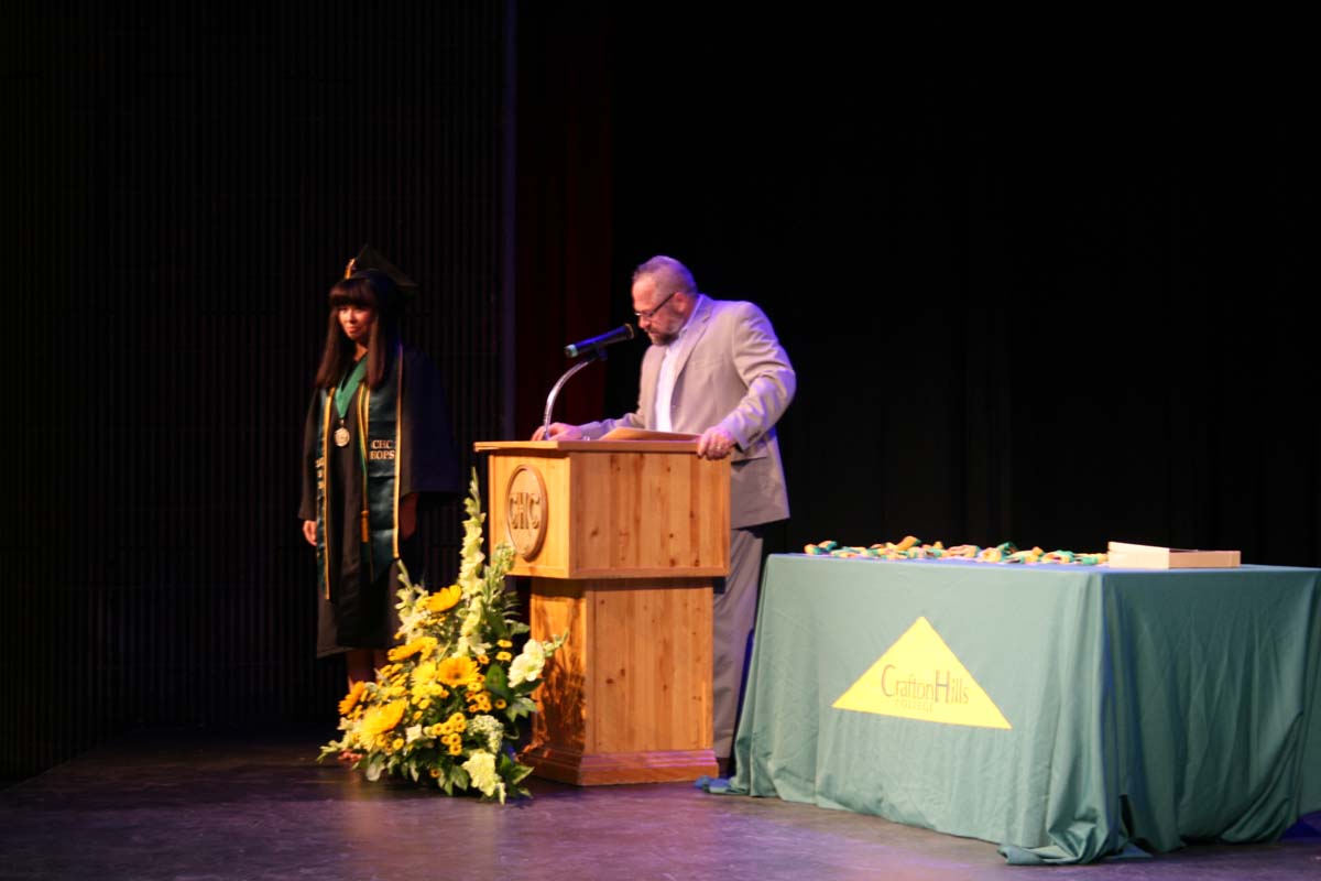 People enjoying the Scholars Convocation
