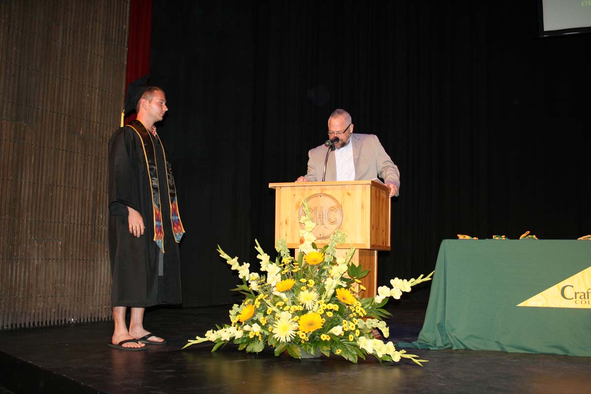People enjoying the Scholars Convocation