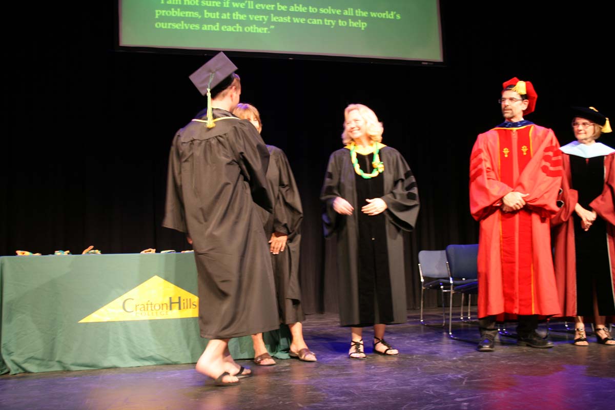 People enjoying the Scholars Convocation
