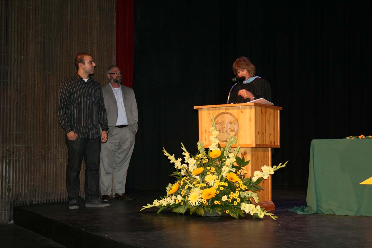 People enjoying the Scholars Convocation