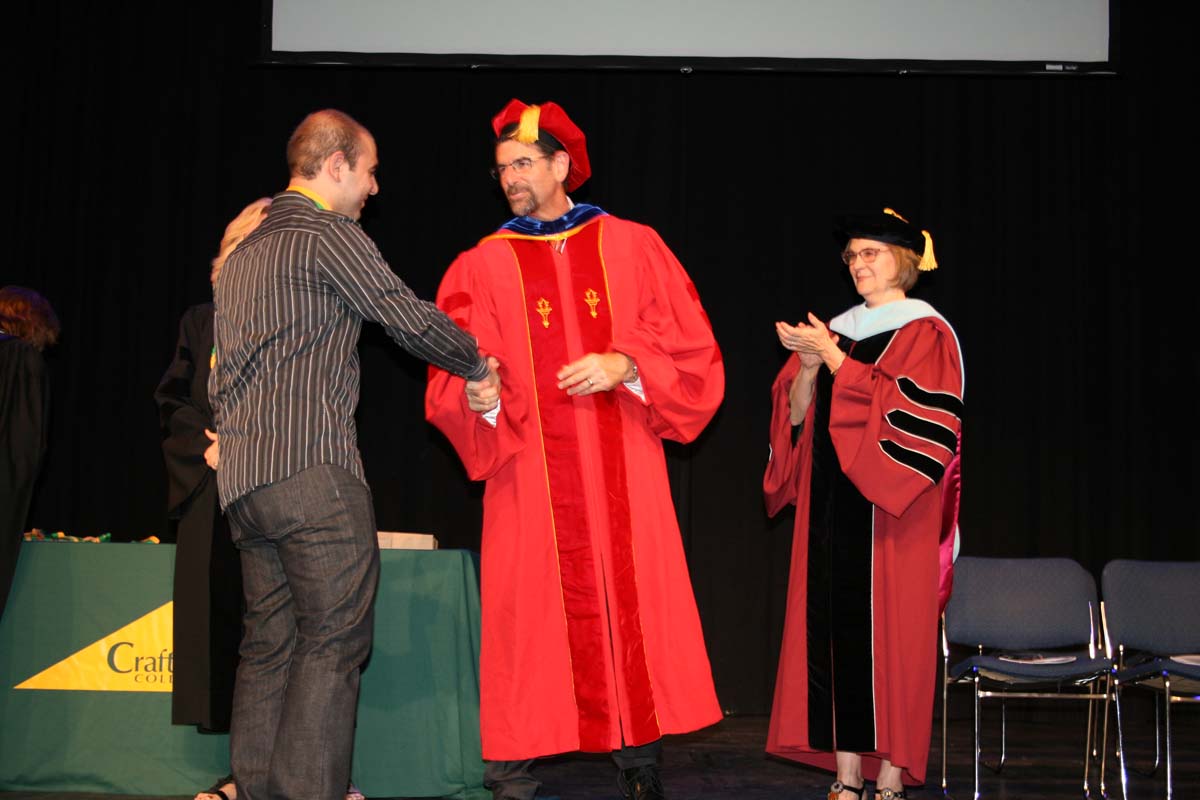 People enjoying the Scholars Convocation