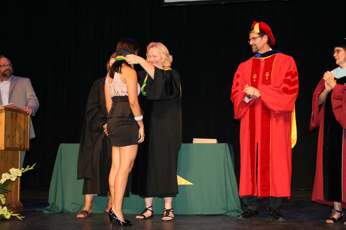 People enjoying the Scholars Convocation