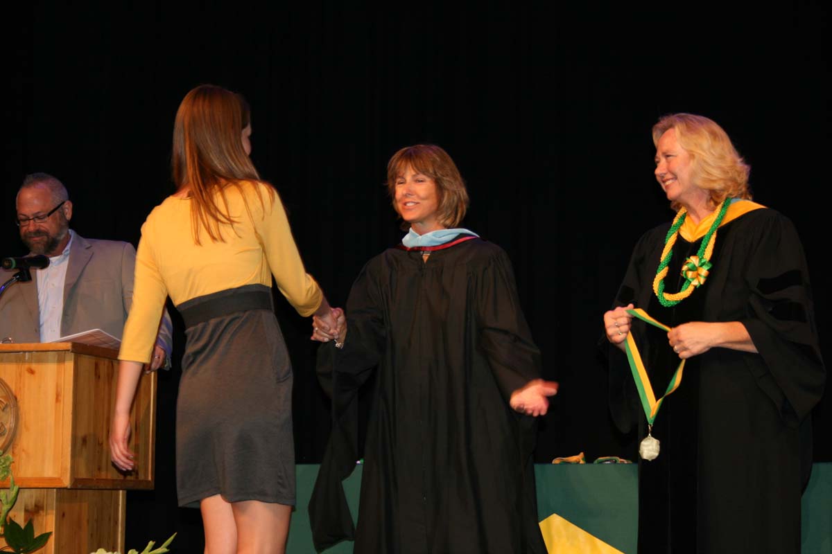 People enjoying the Scholars Convocation