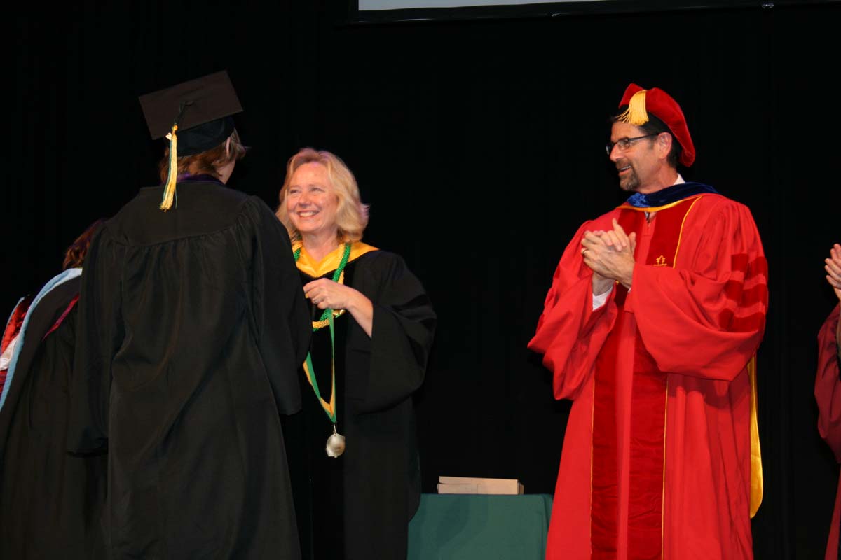 People enjoying the Scholars Convocation