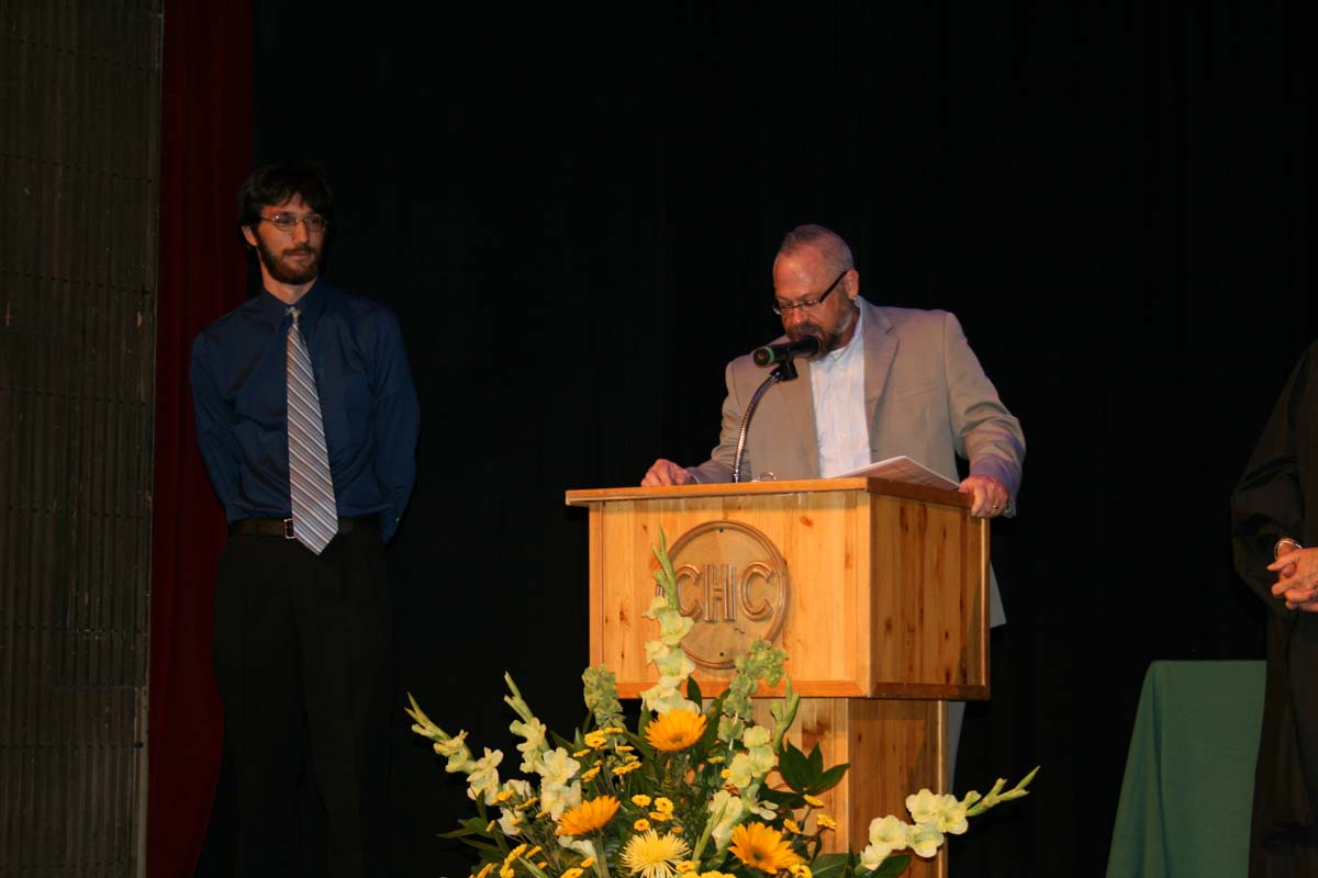 People enjoying the Scholars Convocation